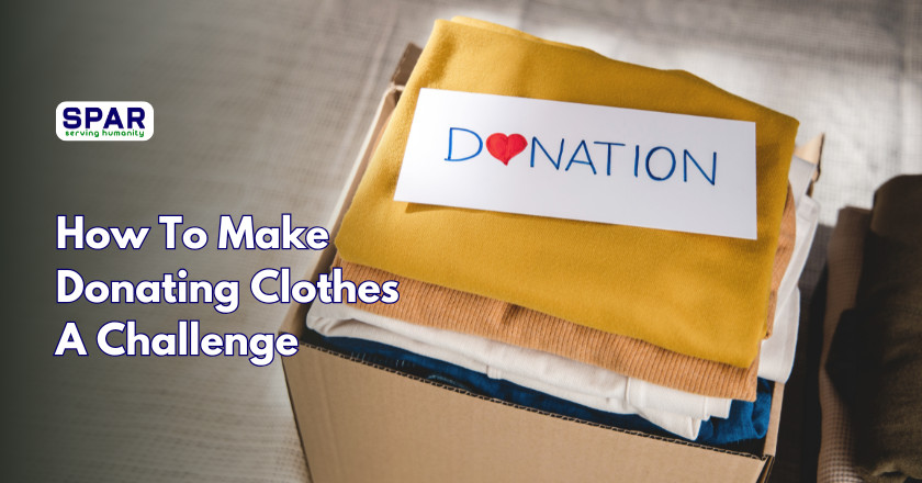 Make Donating Clothes A Challenge