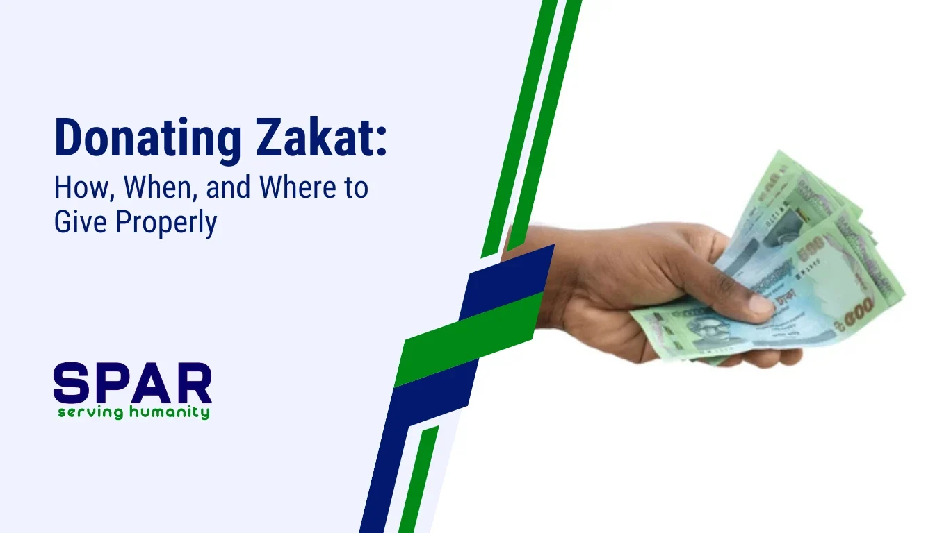 Donating zakat