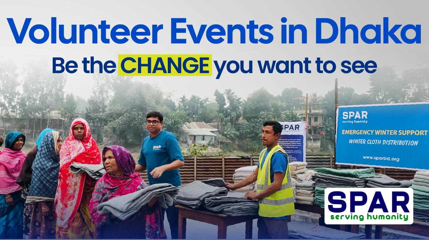 volunteer events in Dhaka