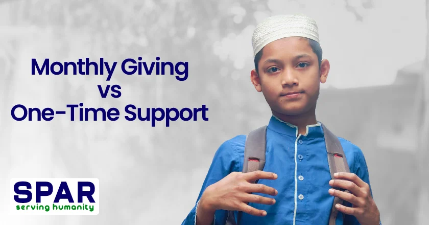 Monthly Giving vs. One-Time Support