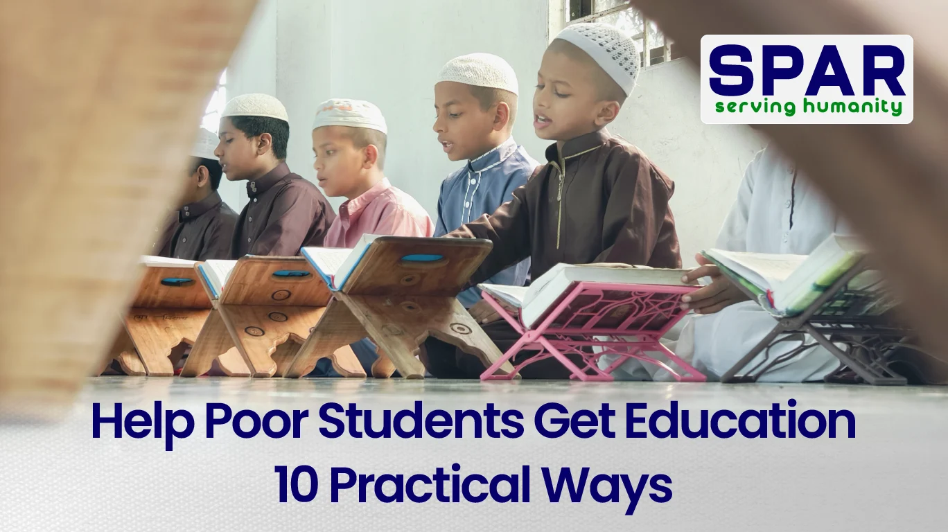 help poor students get education