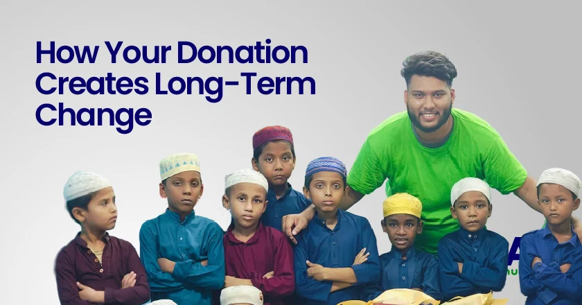 Donation Creates Long-Term Change