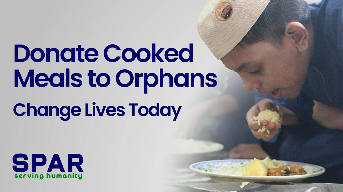 donate cooked meals to orphans