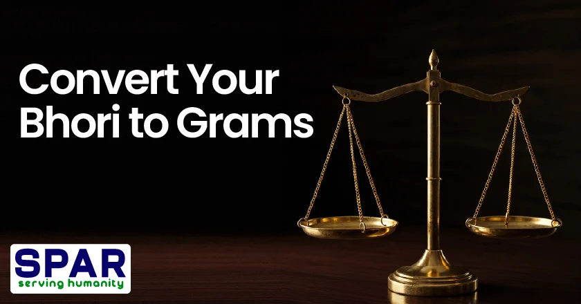 Convert Your Bhori to Grams