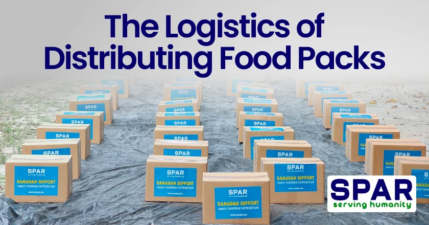 The Logistics of Distributing Food Packs