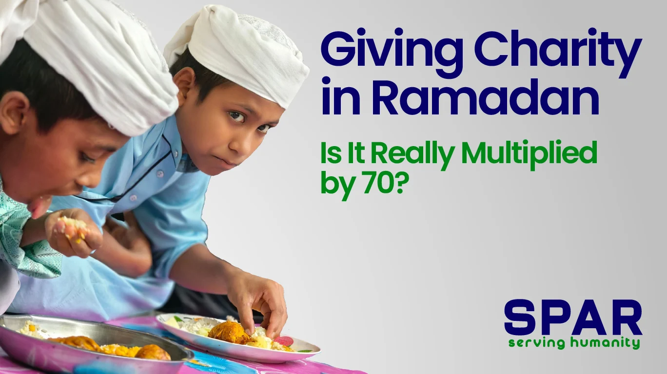 giving charity in Ramadan reward​
