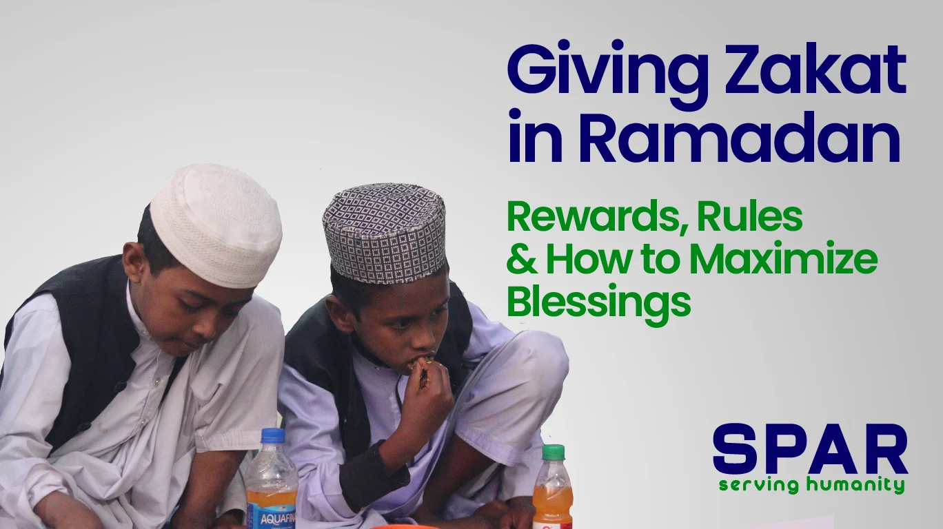 giving zakat in Ramadan​